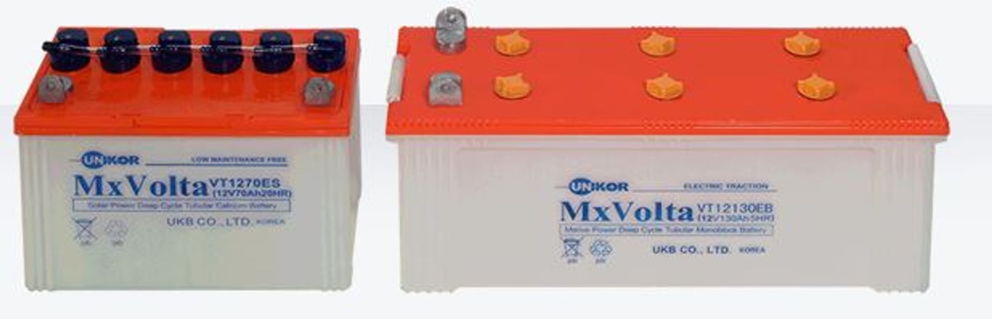 Unikor - Tubular Positive Monoblock Deep Cycle Battery