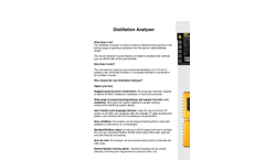 Icon Scientific - Model DI - Distillation Analyser - Brochure