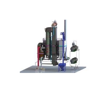 Circulating Type Fluidized Bed Steam Boiler