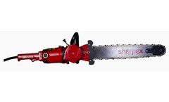 Sharpex - Model SPX64 - Chain Saw - One Man Electric - Single Phase