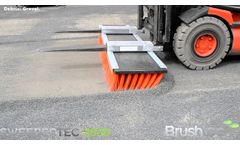 Sweepertec Forklift Sweeper Attachment - Video