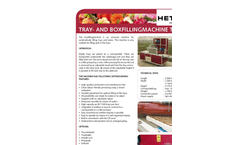 Model TVE - Tray and Boxfilling Machine Brochure