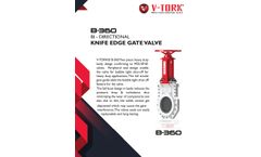 V-Tork - Model B-360 - Slurry Knife Gate Valve - Brochure