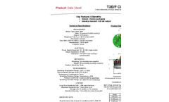 CiTiceL - Model T3E/F - Carbon Monoxide Sensors Brochure