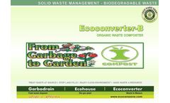 Ecoconverter - Model B - Organic Waste Composter - Brochure