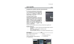Airmodus - Model A23 - Condensation Particle Counter (CPC) for Vehicle Emissions - Datasheet
