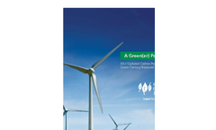 Carbon Footprint Report 2013: Green Century Balanced Fund