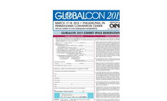 Globalcon 2015 Exhibit Space Reservation Form