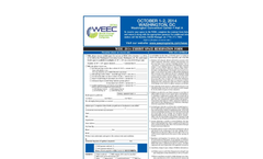 WEEC 2014 Exhibit Space Reservation Form