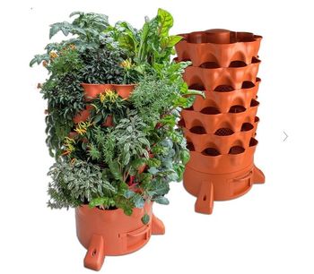 Garden Tower - Model 2 - 50-Plant Composting Vertical Garden Planter