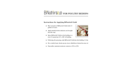 BiNutrix - Model Gold - Granular Powder for Poultry Bedding Brochure