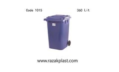 razakplast - Model 1015-360lit - Wheeled bin
