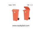 razakplast - Model 1010-120lit - 2 Wheeled waste bin