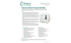 Darwin - Model FDA/ICH - Stability Rooms - Brochure