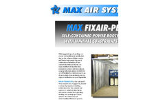 Max Air - Model EB - Environmental Booths and Independent Power Modules Brochure