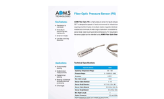 AOMS - Model PS - Fiber Optic Pressure Sensor - Datasheet