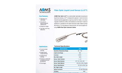 AOMS - Model LLS - Fiber Optic Liquid Level Sensor - Datasheet