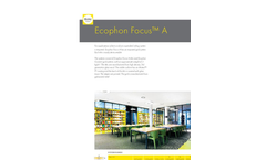 Ecophon Focus - Model A - Ceiling System - Datasheet
