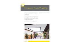 Ecophon Focus - Model Wing - Floating Ceiling Datasheet