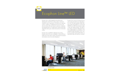 Ecophon Line - Model LED - Lighting Datasheet