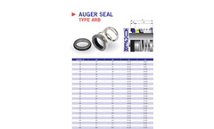 Auger - Model AI - O-Ring Mounted Seal With Pressed ss Head Brochure