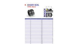 Auger - Model AIS-2 - O-Ring Mounted Seal With Pressed ss Head Datasheet