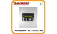 Numens - Model 6001-02 - 2016 top supplier EN UL approved 2-loop addressable Fire Alarm Control Panel