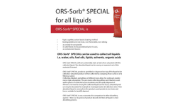 ORS-Sorb - Model Special - Absorbent for All Liquids Datasheet