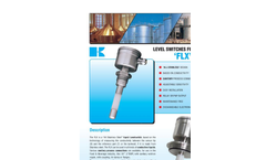 Kiay - Model FLX - Level Switch for Liquids  Brochure