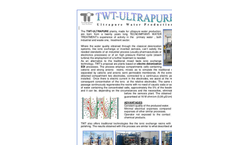 TWT - Ultrapure Electro Deionization Plants (EDI) Brochure