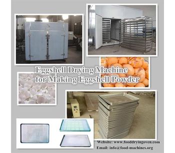 AZEUS - Eggshell Drying Machine for Making Eggshell Powder