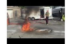 Gas Fire Using OS Liquid Video
