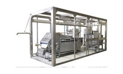 REŠETILOVS - Model 500 up to 1400 kg - Sludge Dewatering Plant with Belt Filter Press