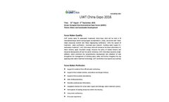 UWT China Expo 2016 Invitation Brochure