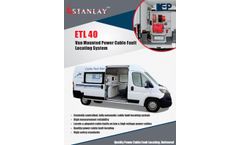 Stanlay - Model ETL40 - Van Mounted Cable Fault Locating System - Datasheet