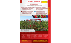 Weremczuk - Model Joanna Premium - Half-Row Berry Harvester - Brochure