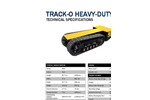 Track-O HD Heavy Materials Handling Device - Technical Data Sheet
