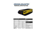 Track-O Cross-Country Terrain Truck - Technical Data Sheet