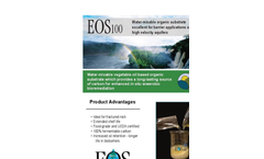 EOS - Model 100 - Water-Mixable Vegetable Oil Based Organic Substrate - Datasheet