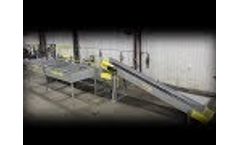 Vulcan Sorting Systems 4-man Double Bin Mini Sorting Systems with Cross Belt Magnet Video