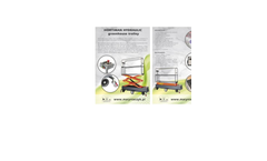 Hortitech - Model 2HD 3.00 - Hydraulic Trolley Brochure