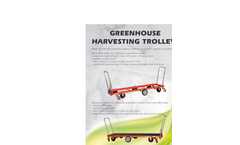 Model MDF - Trolley for Greenhouse Vegetables Collections  Brochure