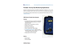 Interscan - Model 4000 Series - Portable / Survey Gas Monitoring Analyzers - Brochure