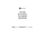 Vikane ProFume - Model GF1900 - Sulfuryl Fluoride Monitor - Manual