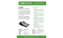 CID CI-202 Portable Laser Leaf Area Meter - Specifications
