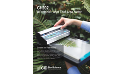 CI-202 Portable Laser Leaf Area Meter - Brochure