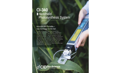 CID CI-340 Handheld Photosynthesis System - Brochure