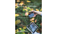 CI-710 Miniature Leaf Spectrometer - Brochure