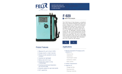 Felix F-920 Check It! Gas Analyzer - Brochure