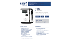 Felix F-950 Three Gas Analyzer - Brochure